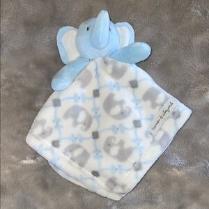 Blankets & Beyond Elephant Lovey Security Blanket – Soft Plush Baby Comfort Toy